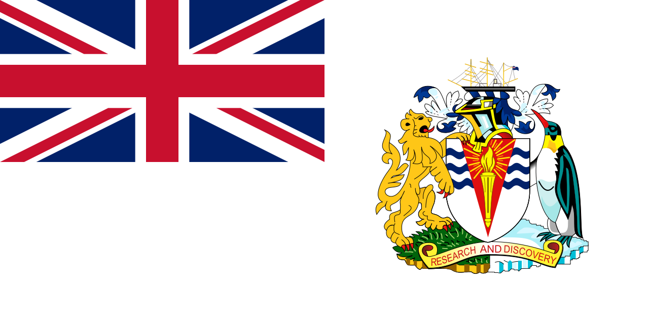 Знаме Британска антарктическа територия