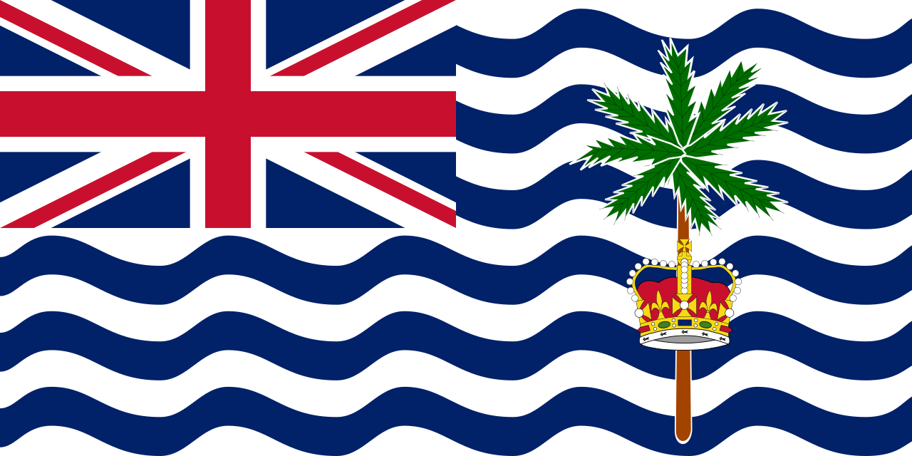 Знаме Британска територия в Индийския океан