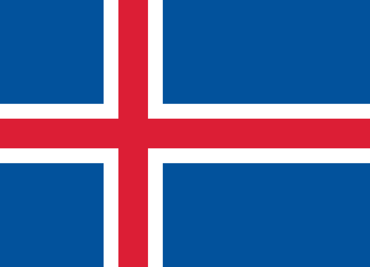 Знаме Исландия