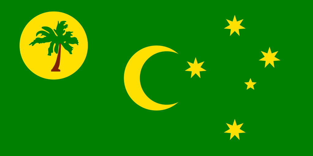 Знаме Кокосови острови
