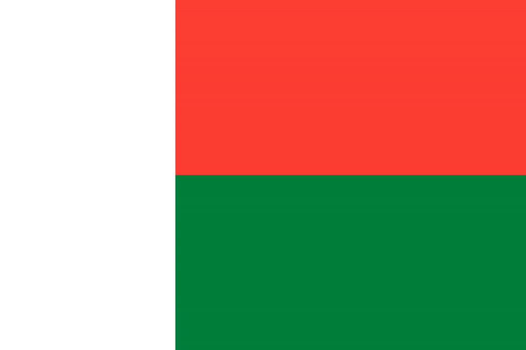 Знаме Мадагаскар