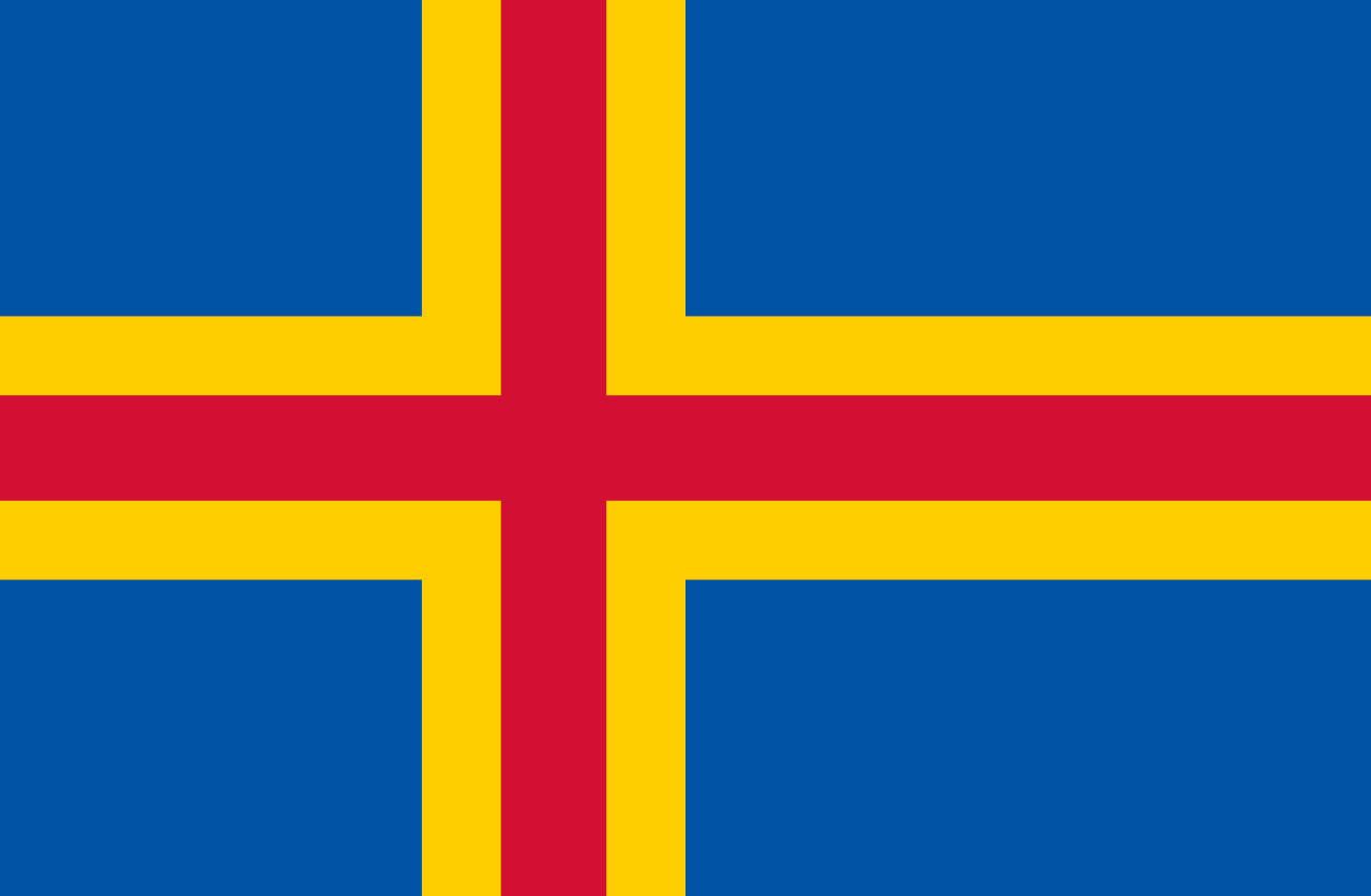 Знаме Оландски острови
